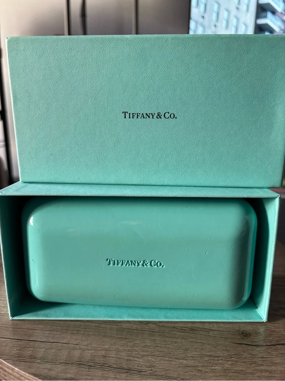 Tiffany & Co. Women's Tortoise Shell Sunglasses with Crystal-Embellished Temples